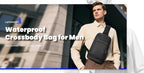 Men's Waterproof Laptop Backpack – 17.3" Business Backpack with USB Charging