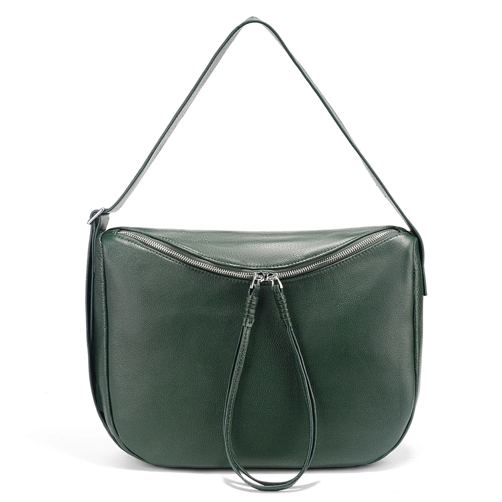 Zency Soft Leather Hobo Bag – Women's Work & Travel Shoulder Bag
