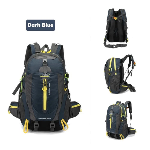 40L Water-Resistant Hiking Backpack – Trekking & Camping Daypack