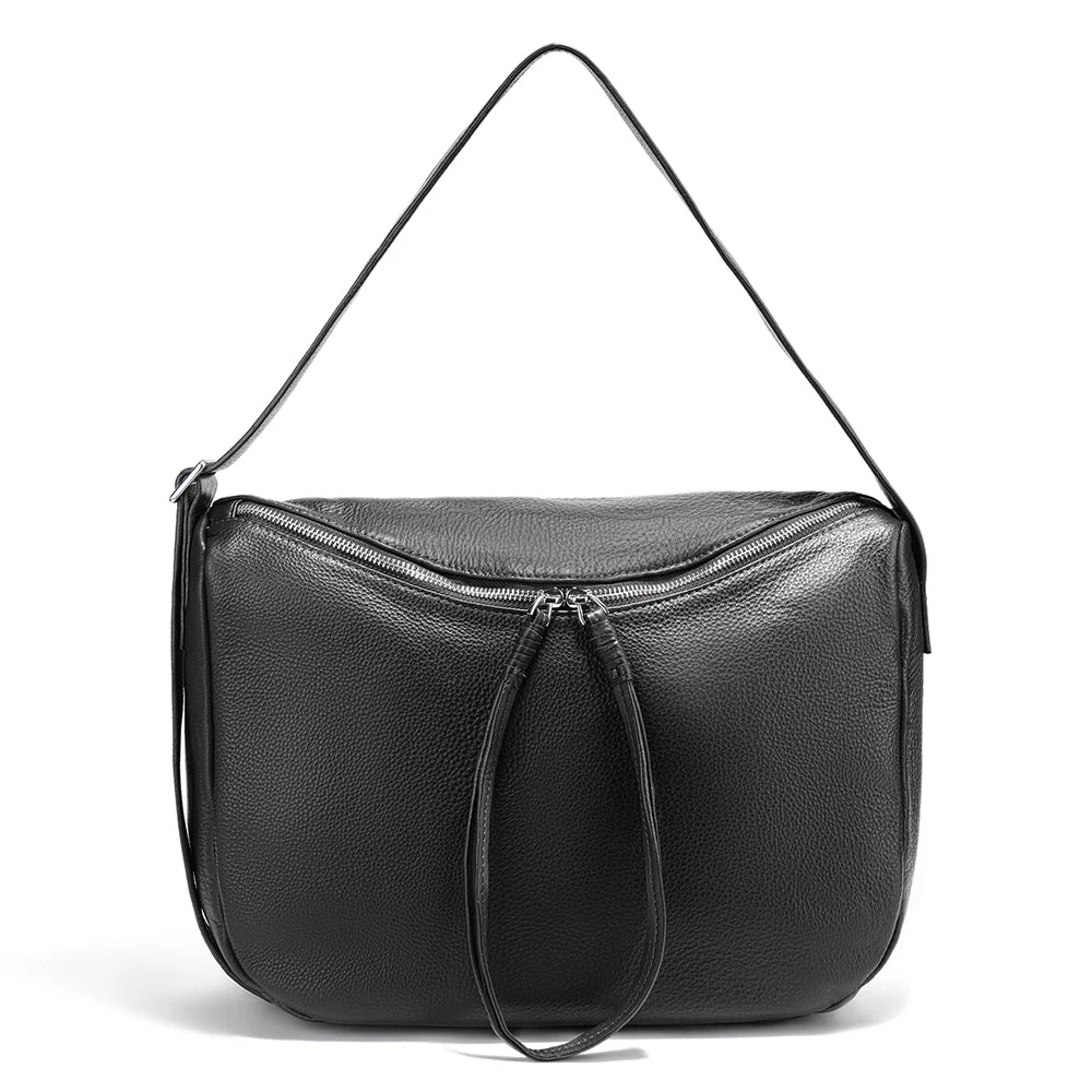 Zency Soft Leather Hobo Bag – Women's Work & Travel Shoulder Bag