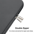 Cotton Laptop Sleeve – Slim Protective Case for 13–15.6" Laptops