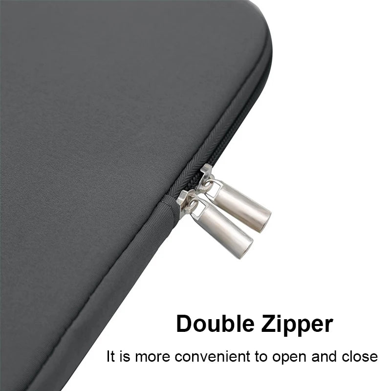 Cotton Laptop Sleeve – Slim Protective Case for 13–15.6" Laptops
