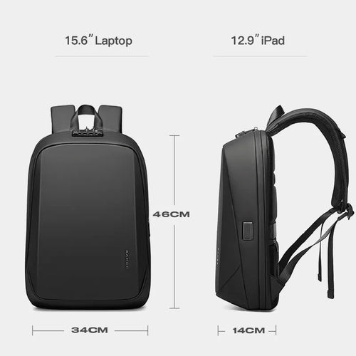 BANGE Men's Anti-Theft Backpack – Waterproof 20-35L Laptop Bag