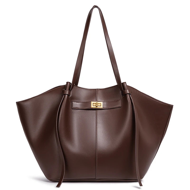 Women's Bat-Shaped PU Leather Handbag – Lightweight Single-Shoulder Crossbody Bag