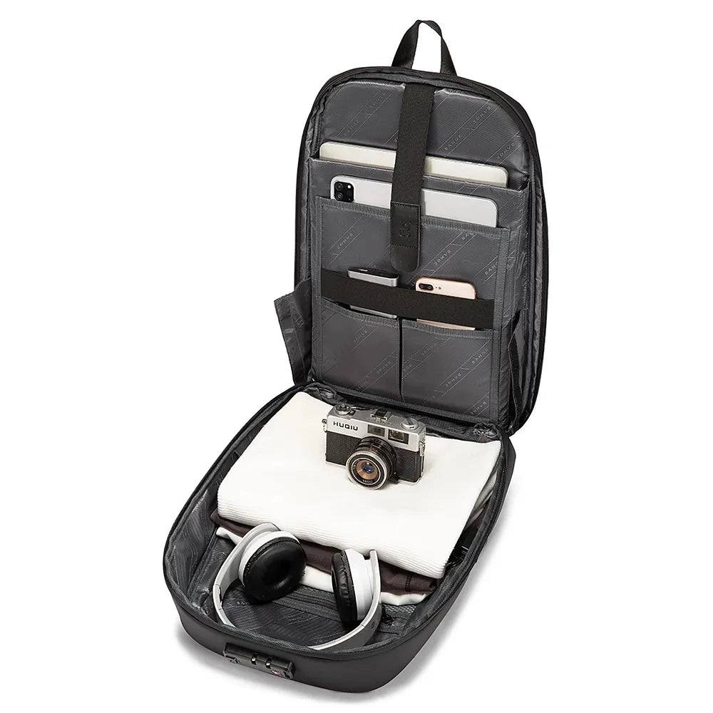 BANGE Men's Anti-Theft Backpack – Waterproof 20-35L Laptop Bag