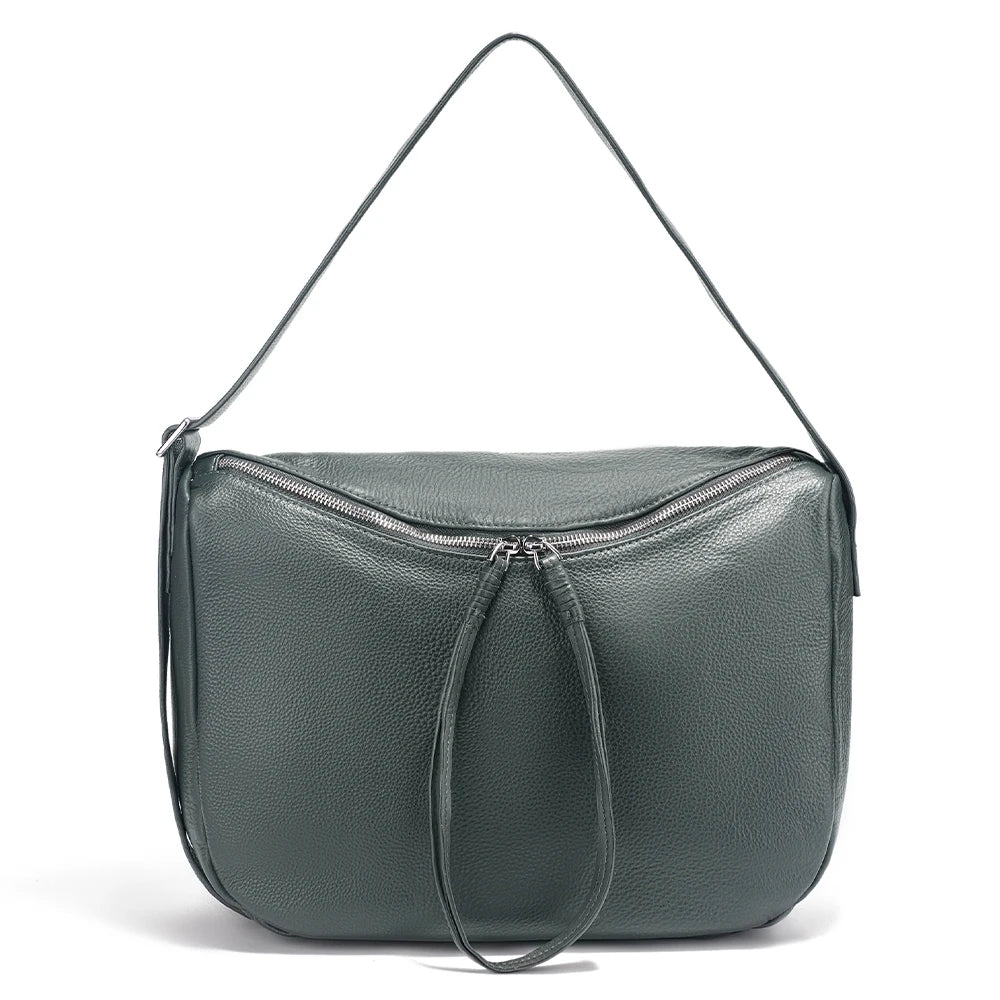 Zency Soft Leather Hobo Bag – Women's Work & Travel Shoulder Bag