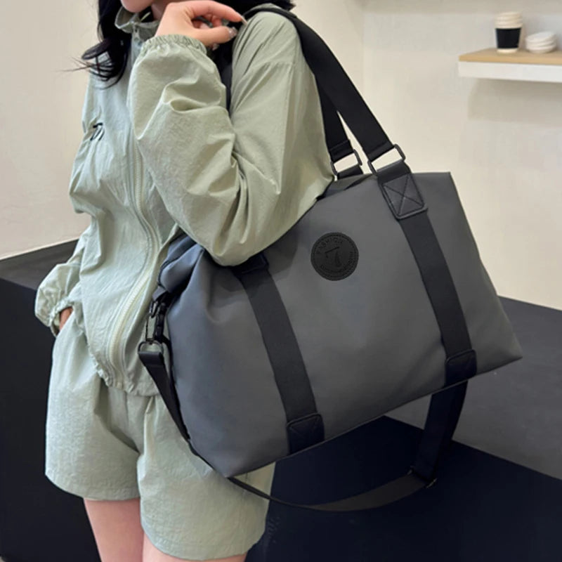 Nylon Crossbody Sling Bag – Lightweight Zipper Purse for Women