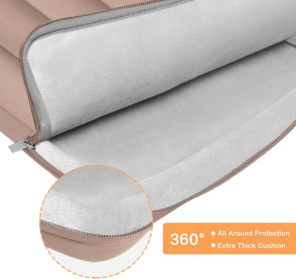 MOSISO Polyester Laptop Sleeve – Padded 13-16 Inch Protective Case
