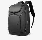 Men's Waterproof Laptop Backpack – 17.3" Business Backpack with USB Charging