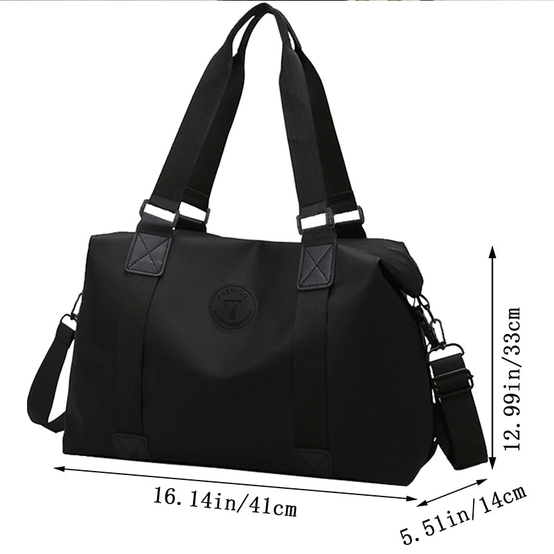 Nylon Crossbody Sling Bag – Lightweight Zipper Purse for Women