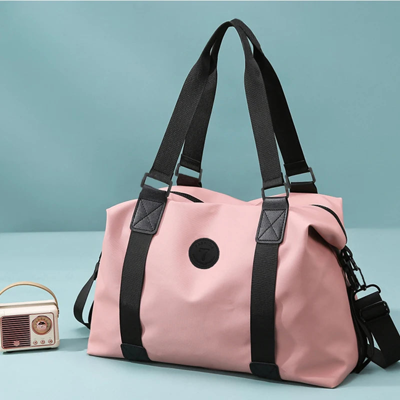 Nylon Crossbody Sling Bag – Lightweight Zipper Purse for Women