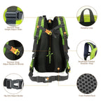 40L Water-Resistant Hiking Backpack – Trekking & Camping Daypack